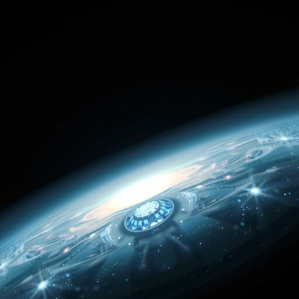 Abstract deep-space nebula background